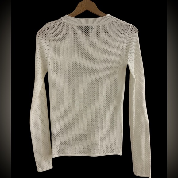 Rachel Roy Collection White Crewneck Sweater - Picture 2 of 5